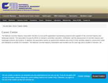 Tablet Screenshot of careers.ncma.org